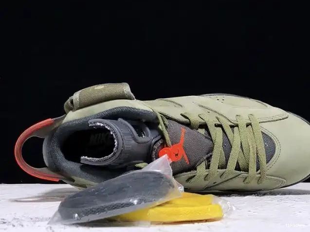 Cheap TBkick Jordan Medium Olive Scott 6 x CN1084-200 Air Travis 0513